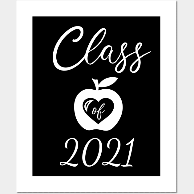 Class Of 2021 Wall Art by Lulaggio